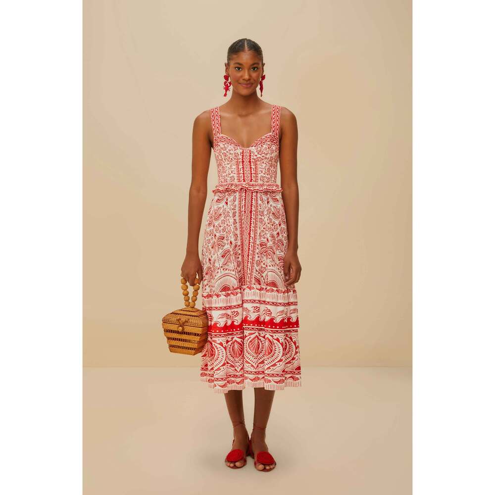Red River Ride LENZING™ ECOVERO™ Euroflax™ Midi Dress